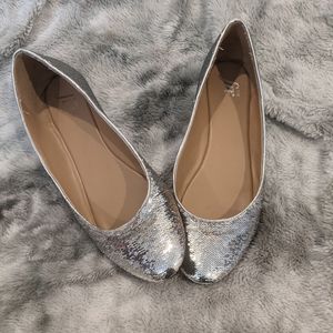 The Fix Erica round toe sequin ballet flat 8.5